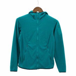 SALE/// ARC'TERYX アークテリクス POLARTEC ポーラテック フルジップ フリースジャケット グリーン (レディース S) P2142