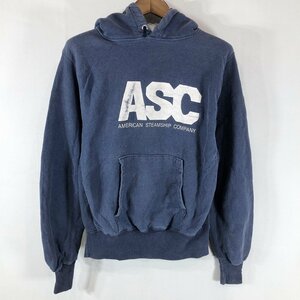 SALE/// 90年代 USA製 MVP ASC スウェット パーカー 企業 ネイビー (メンズ M) P0908