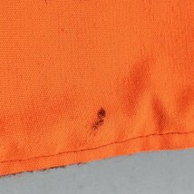 SALE/// リバーシブル ウール シャツ ジャケット アメカジ バッファローチェック オレンジ レッド (メンズ M相当) P1922_画像6