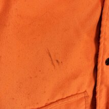 SALE/// リバーシブル ウール シャツ ジャケット アメカジ バッファローチェック オレンジ レッド (メンズ M相当) P1922_画像7