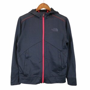 THE NORTH FACE ノースフェイス フルジップパーカー アウトドア ワンポイントロゴ ブラック (メンズ M) O6172 /1円スタート