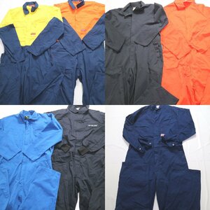 ◎長袖オールインワンMIX set ワーク系 ツナギ 他 (メンズ2XL/XL/82/87/97) 7枚セット まとめ売り 古着卸 1円スタート OO6 MQ7276