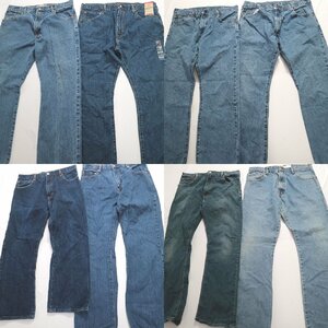 ◎リーバイス517デニムパンツ set インディゴデニム 他 (メンズW36/W38) 8枚セット まとめ売り 古着卸 1円スタート DP7 MQ7215