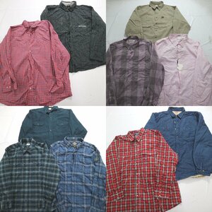 ◎ブランドMIX長袖シャツ set ブルックスブラザーズ 他 (メンズ4XL/3XL/2XL) 10枚セット まとめ売り 古着卸 1円スタート LS13 MQ7478