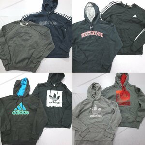 ◎ブランドMIXスウェット set adidas アンダーアーマー 他 (メンズM) 8枚セット まとめ売り 古着卸 1円スタート SW4-2 MQ7739