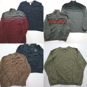 ◎ブランドMIXニットセーター set エルエルビーン 他 (メンズXL/2XL) 7枚セット まとめ売り 古着卸 1円スタート KN2-1 MQ8362