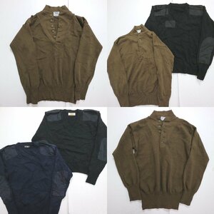 ◎民間品コマンドセーターMIX set ミリタリー 防寒 他 (メンズ2XL/XL) 6枚セット まとめ売り 古着卸 1円スタート MQ9278