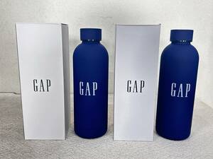 M-4869 【同梱不可】980円～ 未使用品　GAPオリジナルサーモボトル　2点セット　紺色　500ml　ステンレスボトル　水筒　