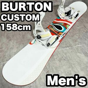 スノーボード　BURTON バートン カスタム メンズ 2点セット　158cm　かっこいい　簡単　初心者　ブーツ　ビンディング　バインディング