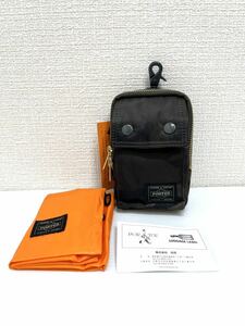 未使用 PORTER ポーター 吉田カバン 30th TANKER 限定 ウッドランド 迷彩 POUCH ポーチ 30周年 ケース Bag バッグ