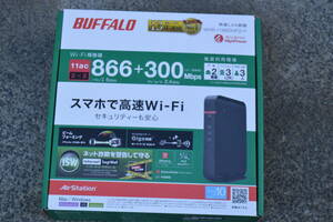 E132 中古 通電OK バッファロー BUFFALO Wi-Fiルーター 親機 WHR-1166DHP2 本体 ACアダプタ 箱付き