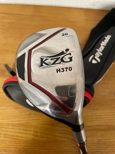 ★ 最終値下 国内送料無料 中古 KZG H370 26度（中空アイアン＝UT） 【シャフト：GD RAUNE h55-R】39インチ 国内送料無料 ★