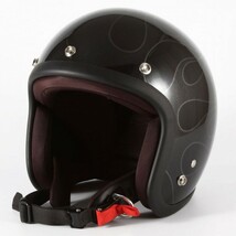 72JAM ジェットヘルメット&シールドセット WEB限定モデル グロスブラック フリーサイズ:57-60cm未満 +開閉式シールド JCBN-02 JJ-16C_画像3