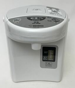 ZOJIRUSHI 象印 電気ポット 象印電気ポットCD-KG14型 マイコン沸騰 電気まほうびん 1.4L ポット お茶 お湯 家電 2015年製