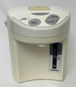 ZOJIRUSHI 象印 電気ポット 象印電気ポット CD-MG14 マイコン沸騰 電気まほうびん 1.4L ポット お茶 お湯 家電 02製 日本製