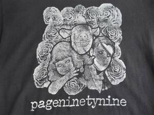 pageninetynine ページナインティーナイン プリント Tシャツ パンクハードコアバンド サイズM 