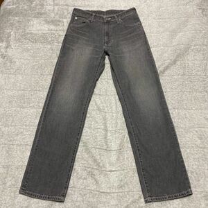 12b [носить] Wrangler Wrangler W3444 Джинсовые джинсы Jeepan Pants 31 Черный черный пролив Прямо дешево