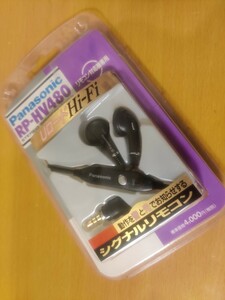 Panasonic RP-HV480 未開封 イヤホン パナソニック リモコン付 earphones