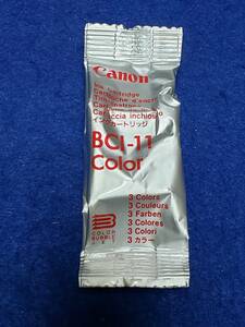 インクカートリッジ　CANON　BCI-11 color　1個　BUBBLEJETプリンタ用　未開封　動作未確認の為ジャンクです　まとめ取引歓迎です