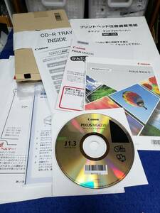 マニュアルのみの出品です　M3713 CANON PIXUS MG6230 位置調整用紙 取扱説明書類とCDトレイとCD（セットアップCD：J1.3）のみで機器は無し