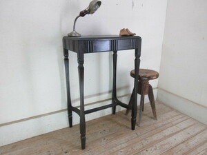 古い楢材のテーブルK768　　　アンティーク家具カフェテーブルサイドテーブルコーヒーテーブル店舗什器カフェ什器無垢材古家具