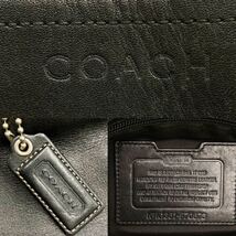 コーチ COACH メンズ 2way ビジネスバッグ ブリーフケース ショルダー トート 斜め掛け レキシントン レザー 本革 ブラック 黒 A4収納可能_画像9