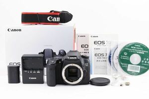 【美品】Canon EOS 70D ボディ 　付属品完備・元箱付《ショット数わずか4465回》＃1727