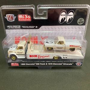 M2 MACHINES MOONEYES 1968 CHEVROLET C60 TRUCK & 1978 SILVERADO M2 マシーンズ ムーンアイズ シボレー シルバラード C10 CHASE チェイス