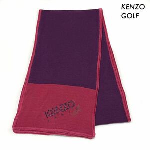 【送料無料】KENZO GOLF ケンゾーゴルフ★ニットマフラー レディース ピンク 紫