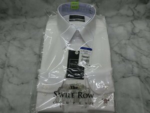 ‡ 0052 【未使用】 SAVILE ROW メンズシャツ レギュラーカラースタンダードワイシャツ M 長袖 オールシーズン 綿100％ 白系 タグ付き