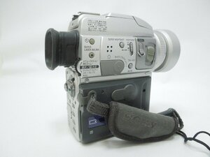 ‡0516 SONY ソニー デジタルビデオカメラ DCR-PC110 miniDV 充電器付 部品取り パーツ取り 通電確認済 バッテリー充電確認済