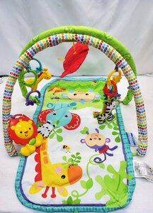 § A97244 Fisher-Price Fischer price rain * forest finger playing musical Jim baby gym play mat used 