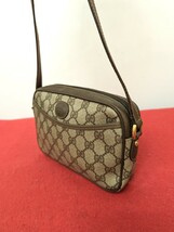 美品 極上！gucci GG柄ショルダーバッグ ポシェット オールドグッチ レア_画像8