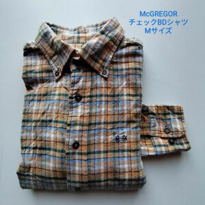 McGREGOR★ツイルチェックBDシャツ★USED★M