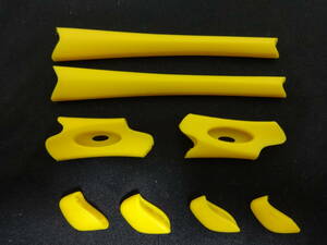 処分価格★オークリー フラックジャケット(XLJ含)用 イヤーソック・ノーズパッドセット EARSOCKS Nose Pad for FLAK JACKET/XLJ　YELLOW 