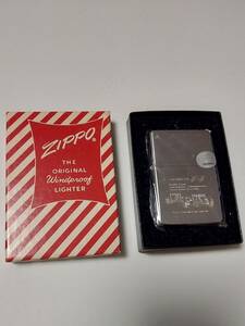 Zippo　HONDAF-1　1988年製　1937レプリカ　フラットトップ　ブラッシュ　クローム　ビンテージ　