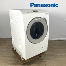 1212 Panasonic パナソニック ななめドラム式洗濯乾燥機 NA-LX127BL 2022年製 左開き 洗濯12kg 乾燥6kg マットホワイト/白 洗濯機_画像1