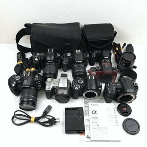 1212【1円～/ジャンク】 デジタル一眼レフカメラ コンパクトデジタルカメラ まとめ 合計8台 デジカメ Canon Nikon OLYMPUS Panasonic SONY