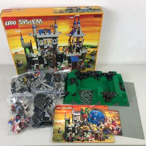 1212【ジャンク】 LEGO SYSTEM レゴ システム 6090 ロイヤルキング城 お城シリーズ レゴブロック 箱付き