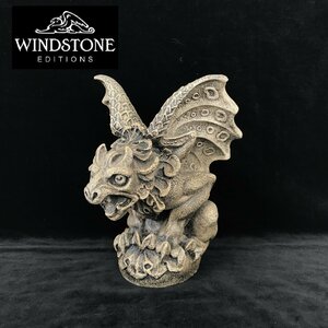 1212 WINDSTONE EDITIONS Roaring Sentinel Gargoyle ガーゴイル 置物 全高27cm