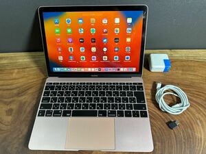 「美品」Apple MacBook Retina 12inch 2017/core M3 1.2GHz/8GB/256GB/Windows11/office2019