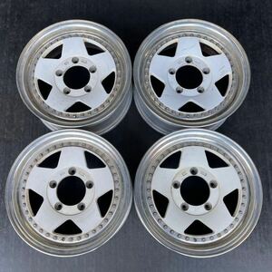 SUPER STAR LODIO DRIVE スーパースター ロデオドライブ 16×6.5J 5H139.7 +25 中古品 4本 直接の受け渡し可能 (RK)