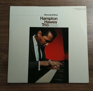 【Hampton Hawes Trio】 Here And Now / Contemporary Records /黒金ラベル/DG/ S7616 /極美盤