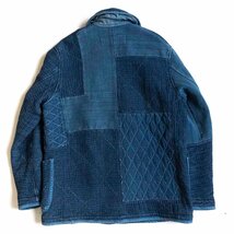 【美品】PORTER CLASSIC 【PATCHWORK/SASHIKO JACKET】XL パッチワーク 剣道 刺し子 インディゴ ブルー 2311329_画像2