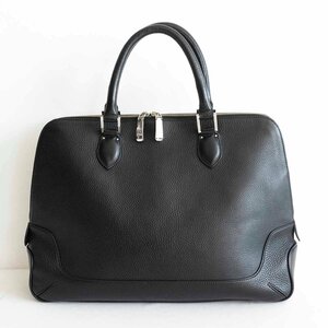 【極美品】PELLE MORBIDA【Maiden Voyage ブリーフケース】ブラック シュリンクレザー ビジネス バッグ BAG 2311353