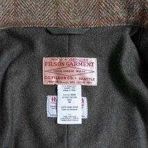 【希少】FILSON ITALY COLLECTION【Tweed Water Foul Coat】38 イタリア製 ハリスツイード フィルソン ハンティングジャケット y2312089_画像4