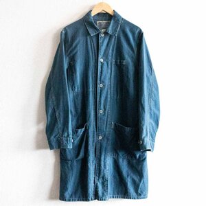 【極美品】 RRL 【LANSING SHOP COAT】S インディゴダイ コットン ショップ コート ラルフローレン 2312174