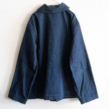 【美品/ビッグサイズ】 WAREHOUSE【Lot 2142/USN ヘチマ襟 デニム カバーオール】44 ジャケット ウェアハウス y2312163_画像2