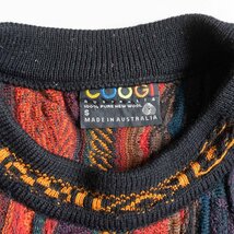 【美品】COOGI【3D セーター】S ニット ウール オーストラリア製 クージー 2312242_画像2