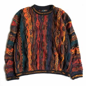 【美品】COOGI【3D セーター】S ニット ウール オーストラリア製 クージー 2312242
